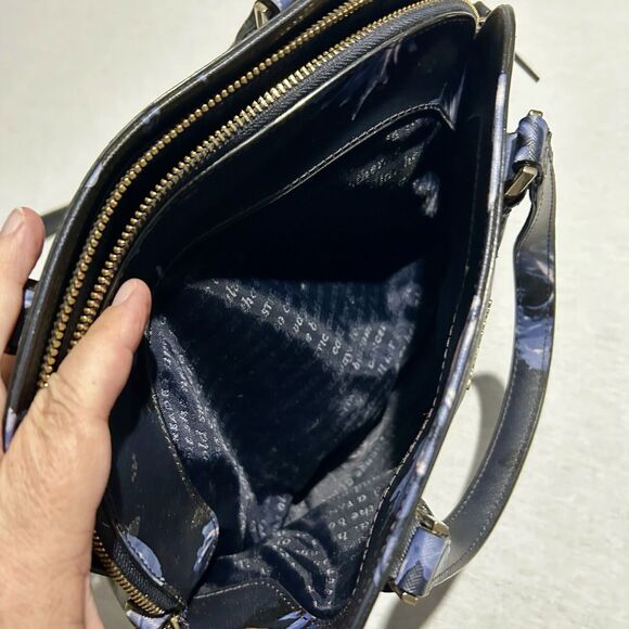 Kate Spade New York Satchel in Black Cameron Street Night Rose - Picture 6 of 7